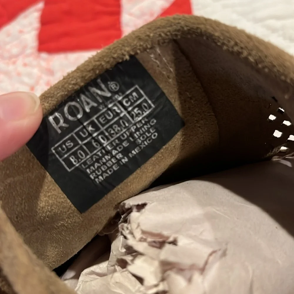 Roan by Bed|Stu Houlton Ankle Boots Perforated Suede Leather - Picture 11 of 11